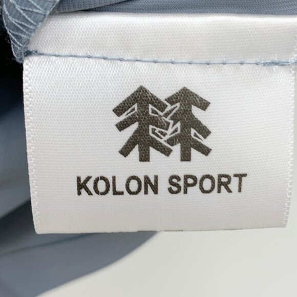 Blue Quick-Drying Lapel Polo Shirt Kolon Sport - Picture 8 of 8